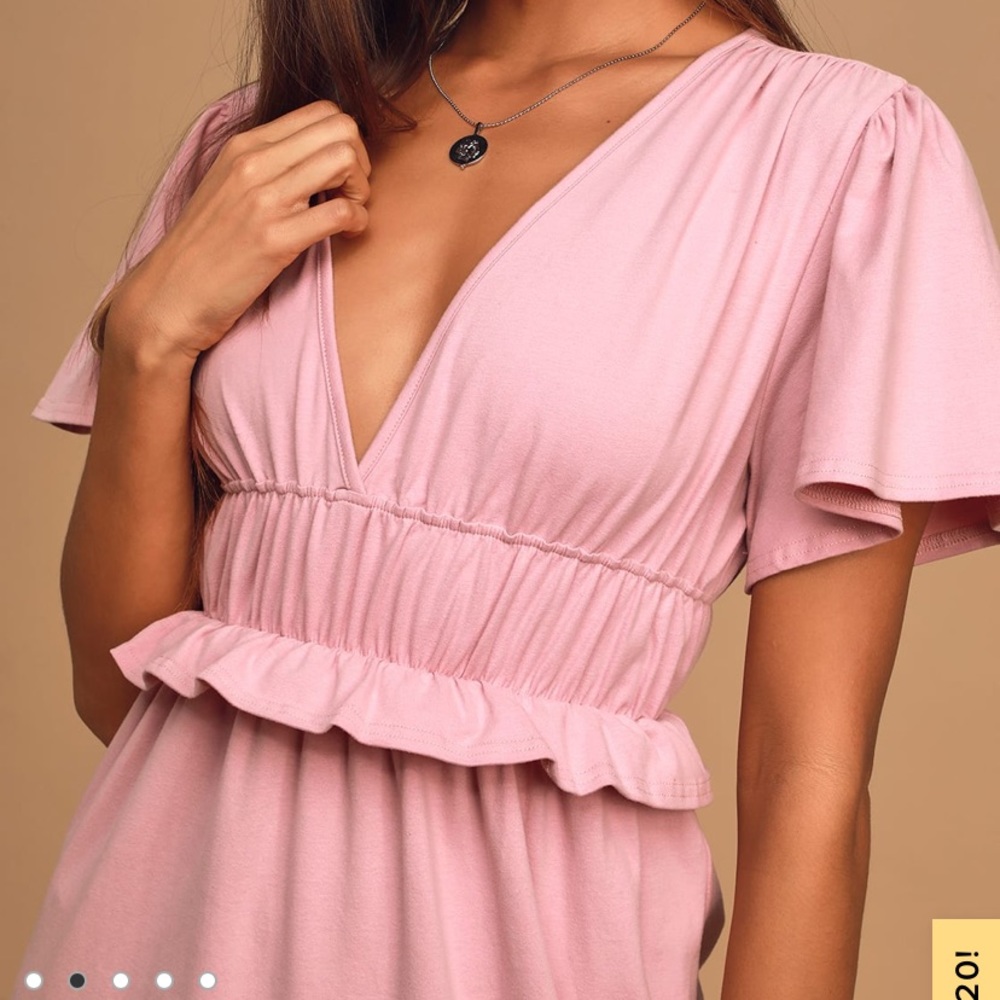 Mid length pink dress (pictures from lulus.com) - Picture 4 of 4
